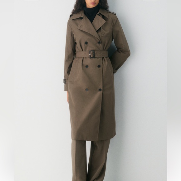 Aritzia Jackets & Blazers - Aritzia Finch Trench Coat Cola Taupe nwt size small